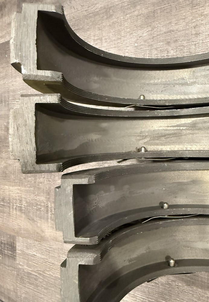 4 Pieces McElroy 6ips master upper And Lower inserts 801503 801502