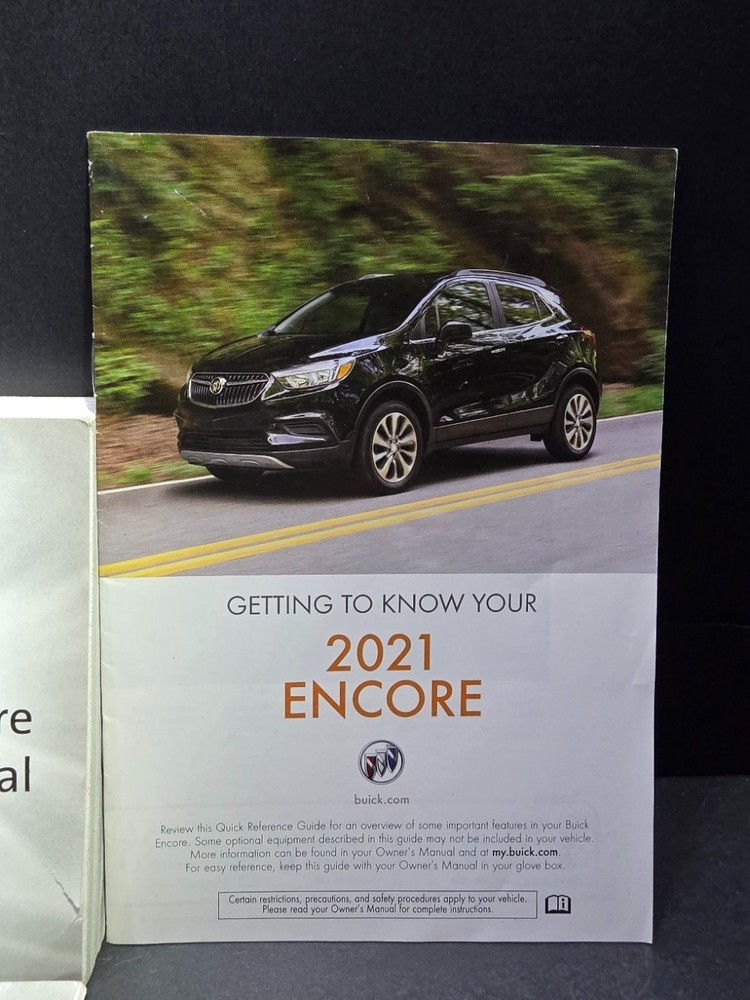 2021 Buick Encore Owner's Manual, OEM Reference Guide Set