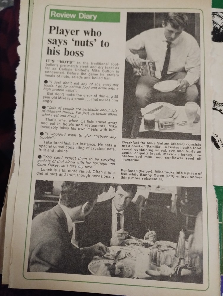 Sk262 Ephemera 1970 Football Article Mike Sutton