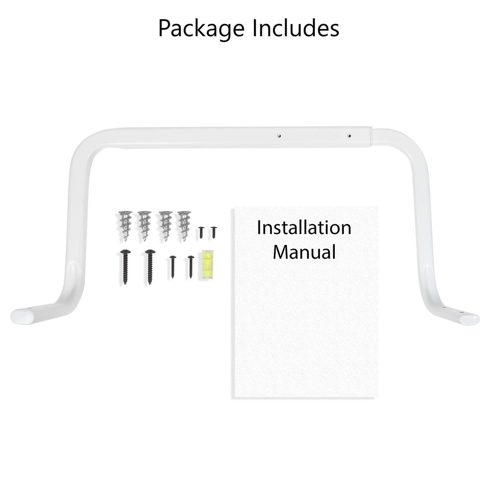 brightmaison Sofia Clothes Rack, Hanging Closet Organizer Adjustable & Wall Moun