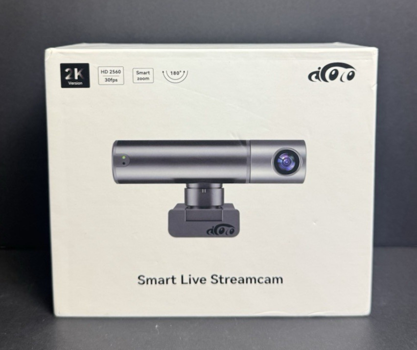 TELESIN AICOCO 2K Webcam Auto Tracking Smart Live Stream USB Camera Conference C