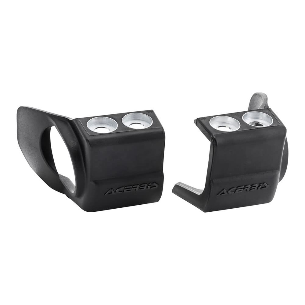 Acerbis 2709690001 Fork Shoe Protectors Black