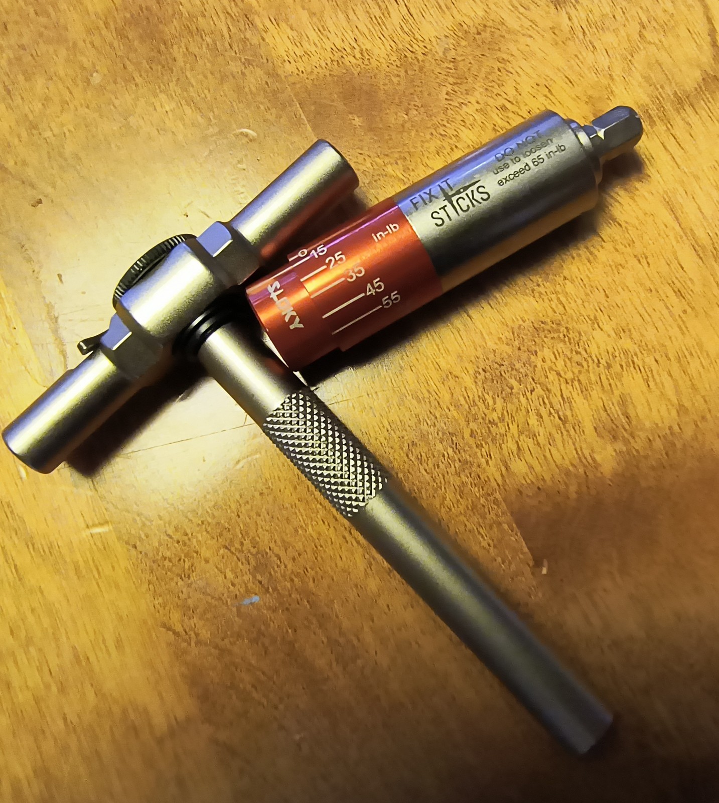 FIX IT STICKS All-in-One Torque Driver 15-65 in-lb + Ratcheting T-Way Wrench NEW