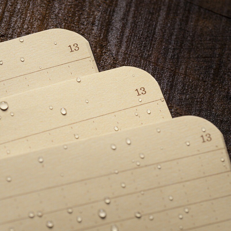 Rite In The Rain Mini Side Stapled Binding Notebook 3 Pack Tan Field-Flex Cover