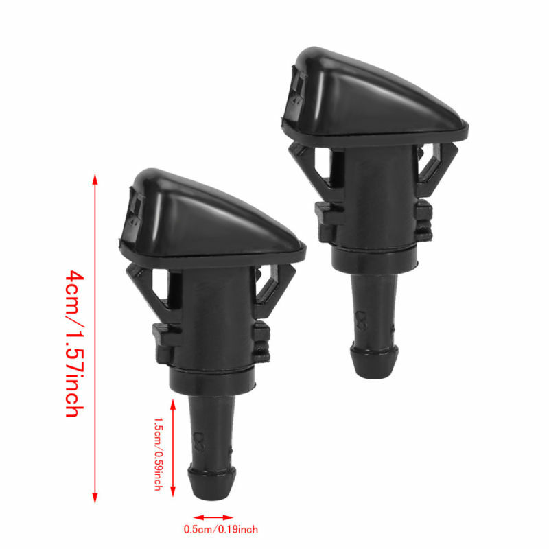 For Dodge Caliber 07-12 2PCS Windshield Washer Nozzle Replace OE# 5160308AA