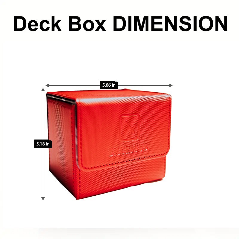 Card Deck Box Fit for MTG Deck Box with Black Card Dividers, 4 Pack COMBO