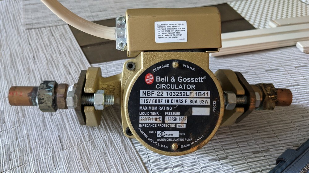 Bell & Grossett pump nbf-22
