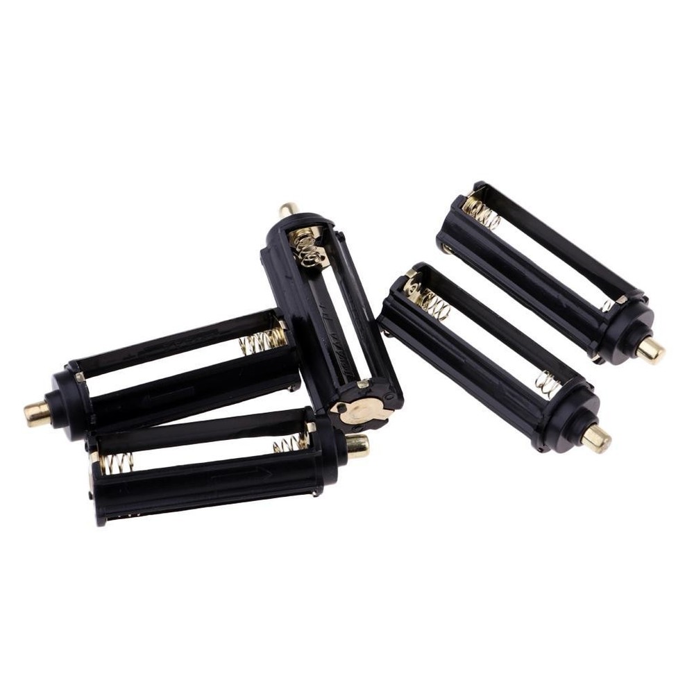 5pcs Battery Holder Case Box for Flashlight Adapter