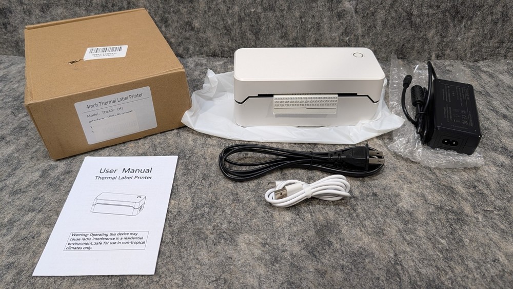 4 Inch Thermal Label Printer MODEL TDL407 USB And Bluetooth Connectivity