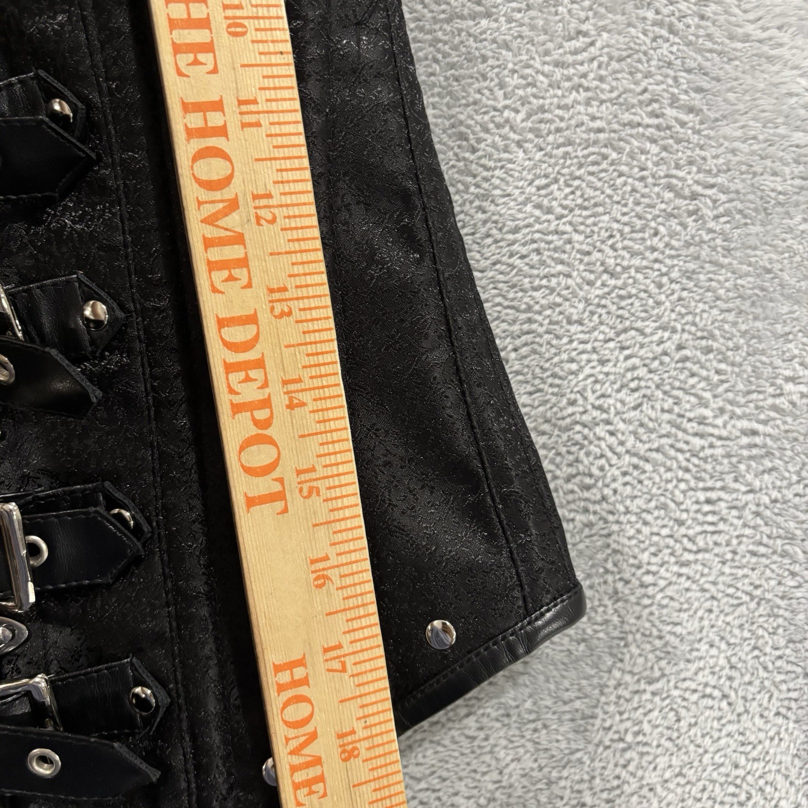 Top Drawer by Daisy Corset Women's Small Steel Boned Floral Whimsigoth Black