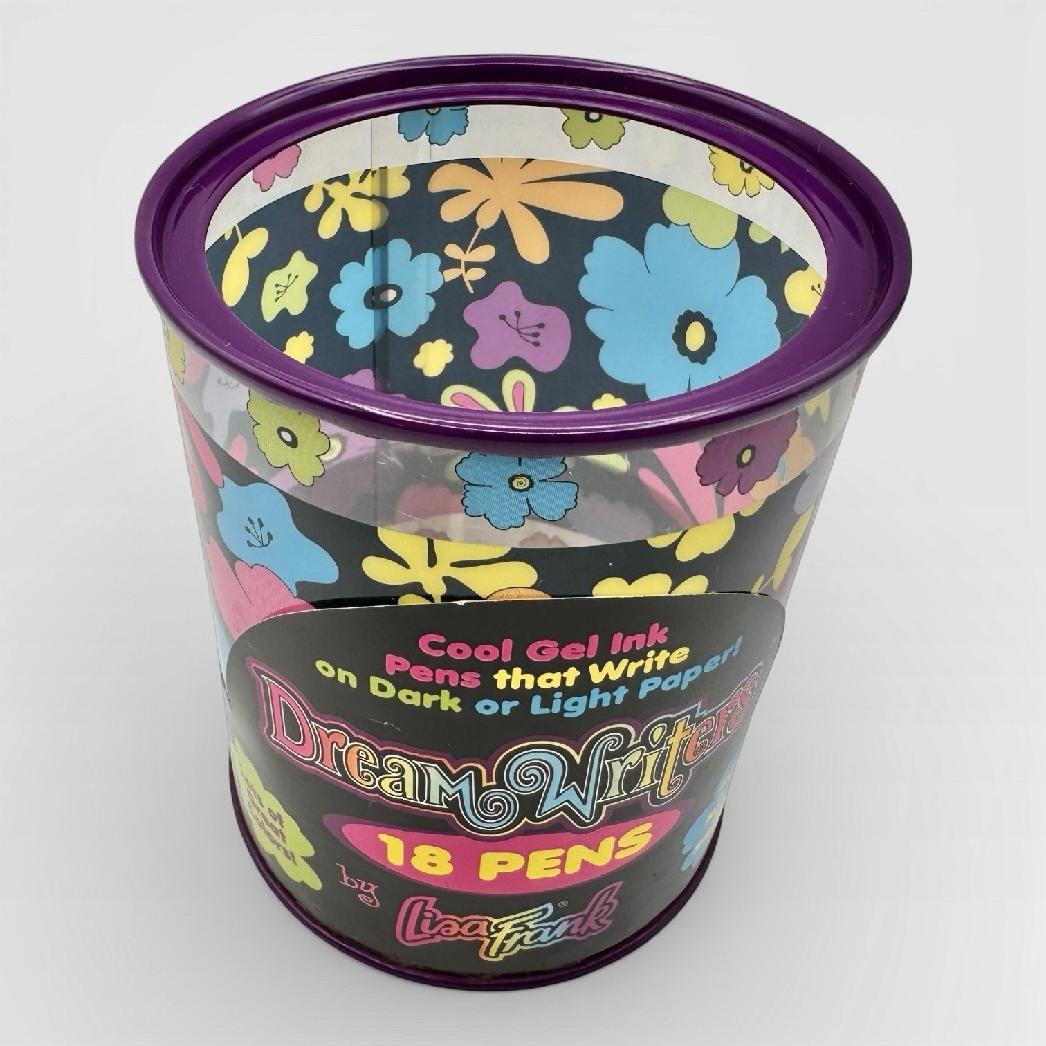 LISA FRANK DREAM WRITERS Vintage LOT Dried Up GEL PENS Stickers Notepad Holder