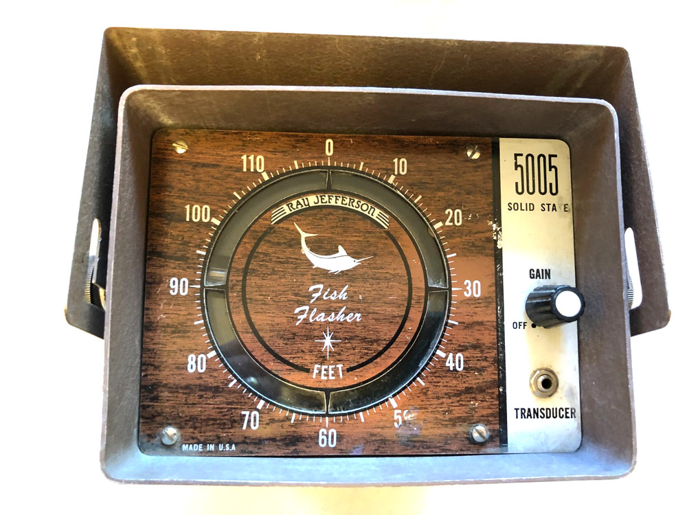 Vintage Ray Jefferson Fish Finder Model 5005 Solid State - Head Only (RARE)