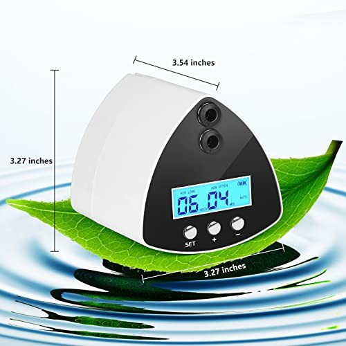 Reptile Misting System | Automatic Humidifier with 2 Nozzles, LCD Screen &