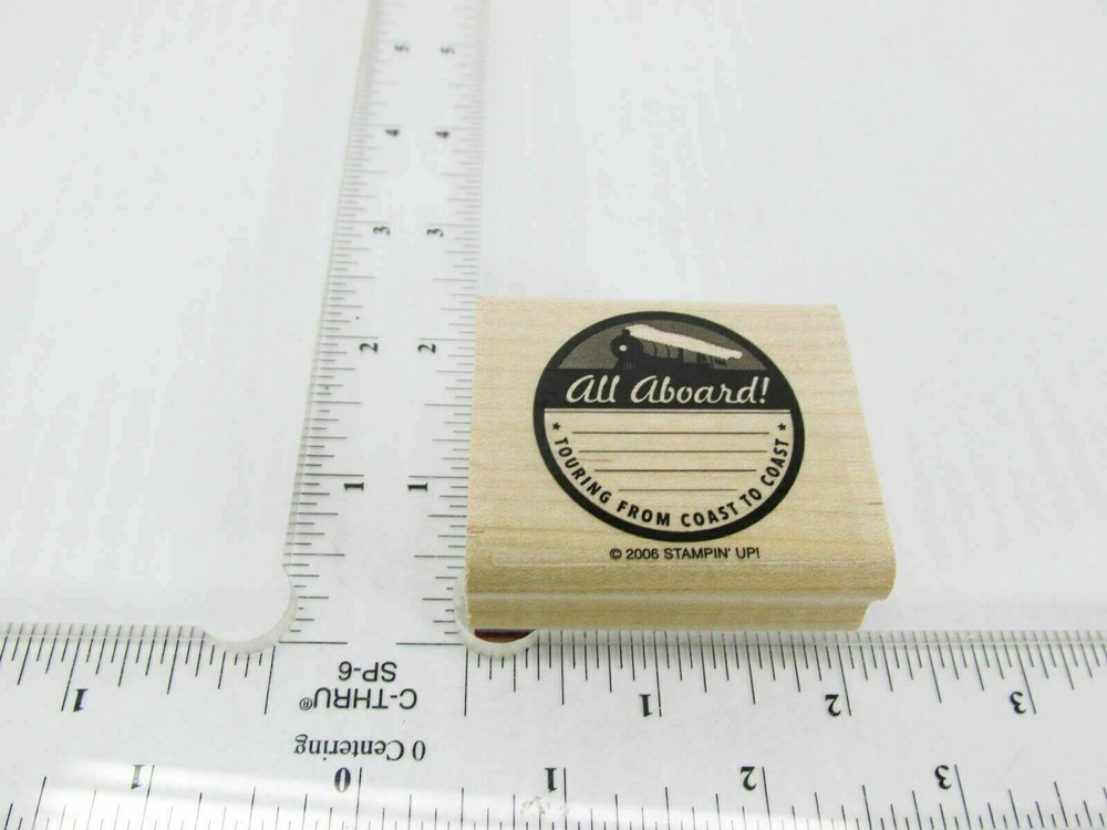 All Aboard From Coast To Coast Rubber Stamp - Stamp Set E01