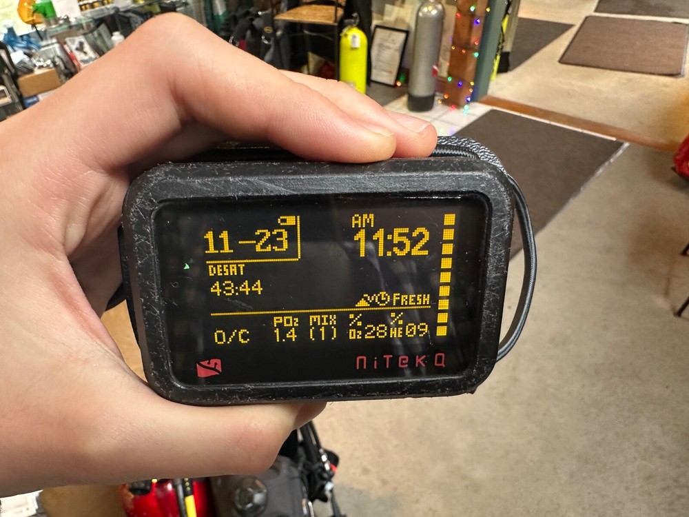 Dive Rite NiTek Q Techical Diving Computer Nitrox/Timix