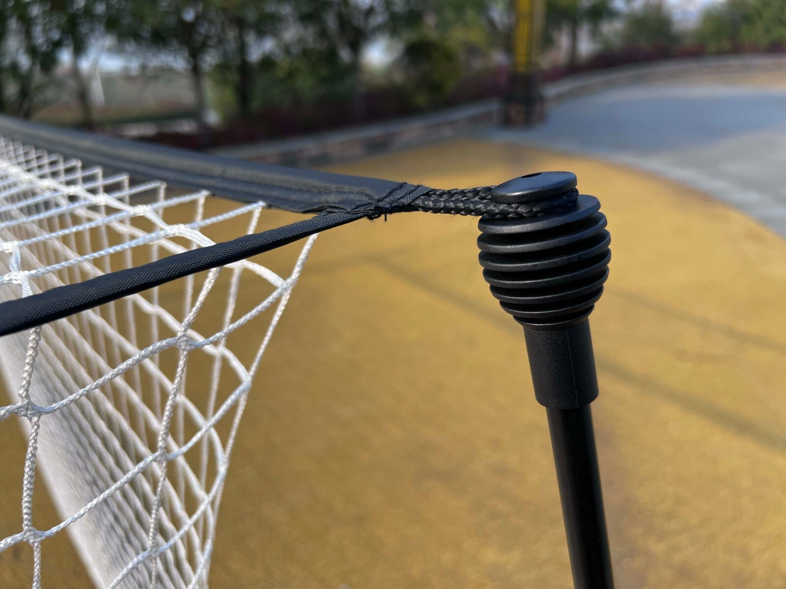 Soccer Goal 12'x6' Portable Soccer Net for Backyard w/Frame & Bag Black