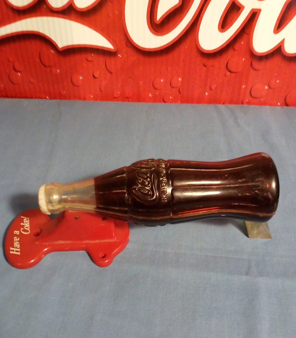 Coca-Cola Vintage 1950s All-Plastic Door Pull by Sturm & Co