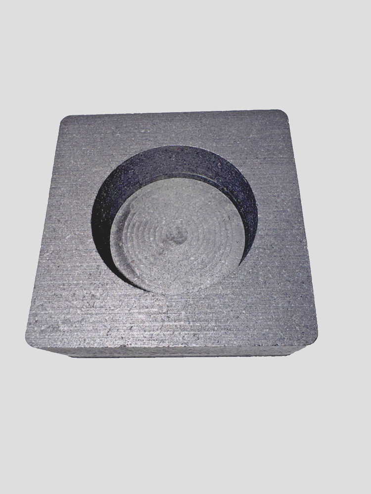 10 oz Round Graphite Gold Ingot Mold for Gold & Silver Casting