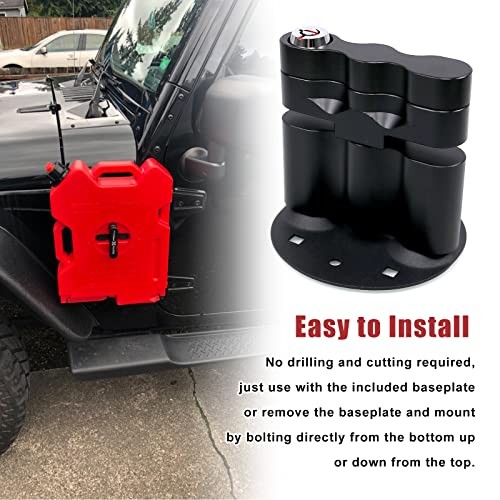 RX-DLX-PM Pack Mount Lock with Bracket Cargo Racks Double Locking Fit for