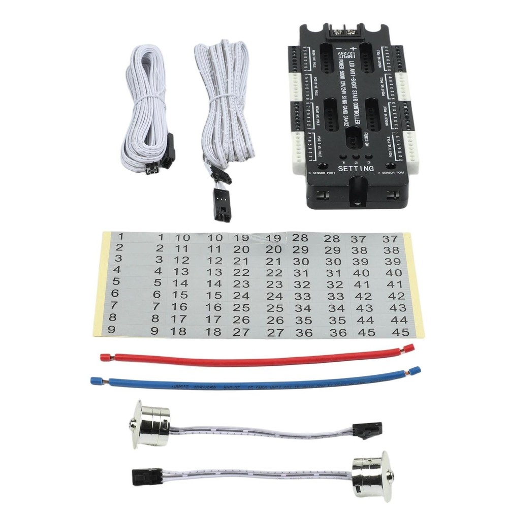 32 Channel LED Motion Sensor Stair Controller for Indoor Use DC 12V/24V
