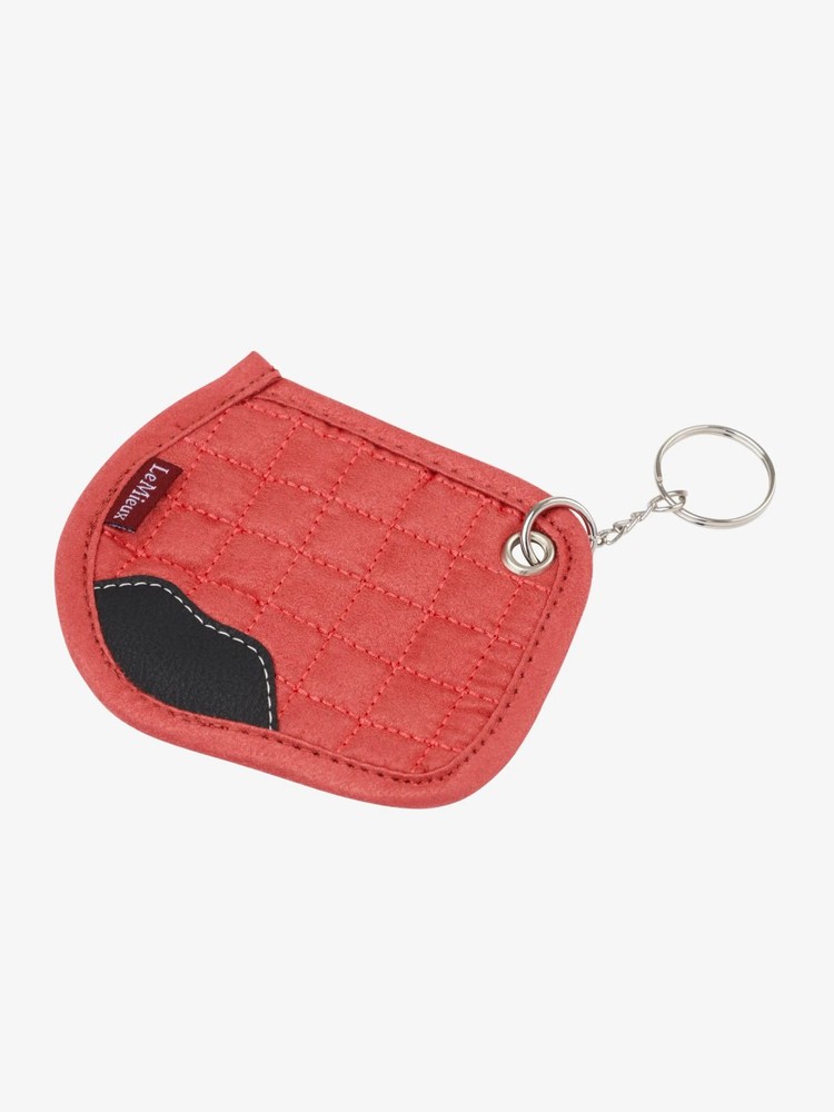 LeMieux Saddle Pad Key Ring - Cranberry