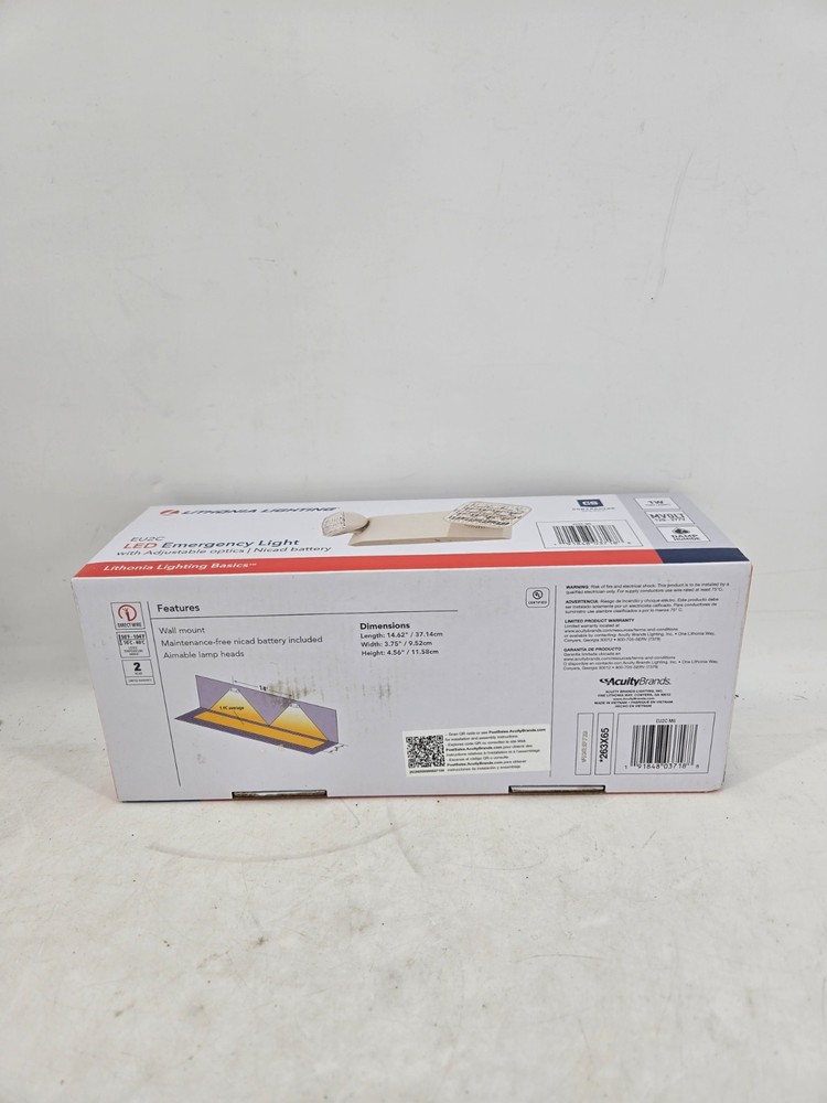 Lithonia Lighting Contractor Select EU2C 120/277V LED Emergency Light Fixture