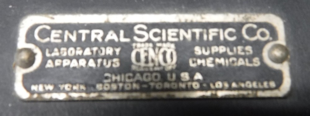 VINTAGE CENTRAL SCIENTIFIC CO. LAB SWITCH FREE SHIPPING