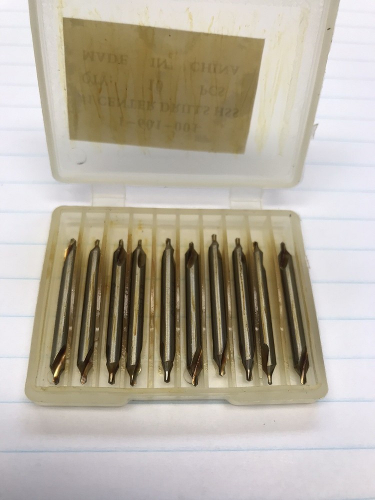 10 pcs.  #1 HS COMBINED DRILL & COUNTERSINKS. IMPORT (loc stk)