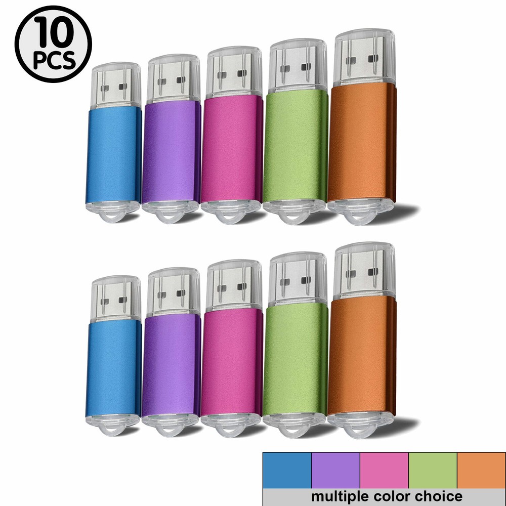 10Lot 32GB U Disk USB 2.0 Flash Drive Memory Stick Thumb Pen Drive Storage Case