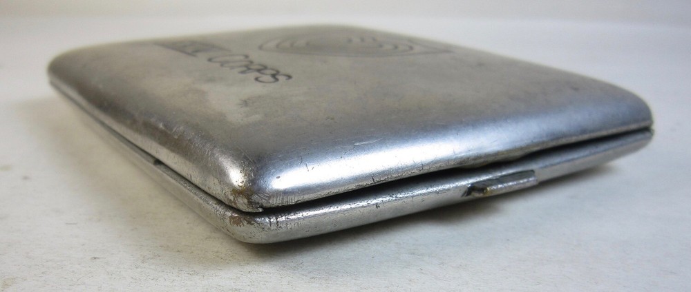 1948 WWII Era Army XXIV Corps Cigarette Case Rendezvous Seoul Korea