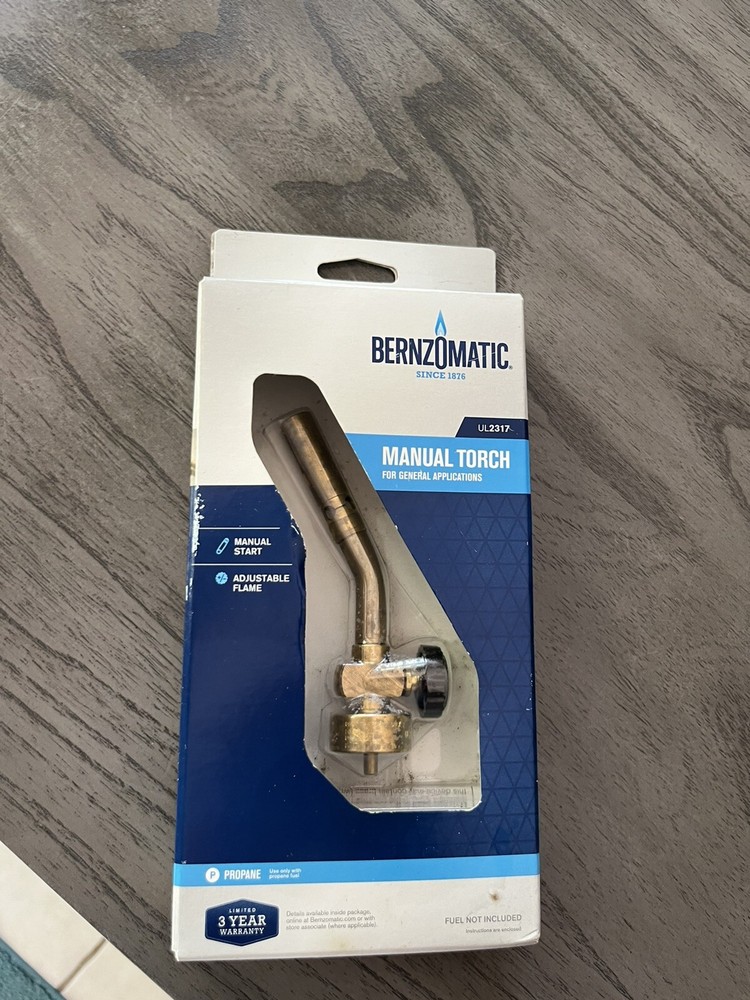 bernzomatic manual torch