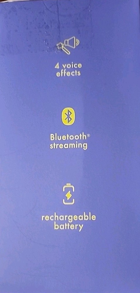 COBY Karaoke True Wireless Speaker & Microphone Set NEW Bluetooth Streaming
