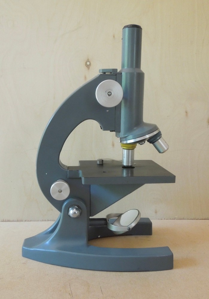 BAUSCH & LOMB STA MICROSCOPE w/ 43x AND 10x OBJECTIVES