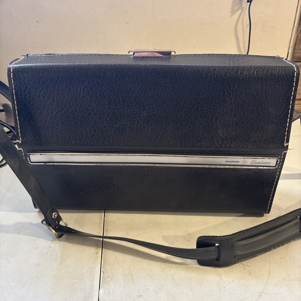POLAROID LAND CAMERA 360 ELECTRONIC FLASH w/ CASE MANUAL ACCESSORIES - UNTESTED