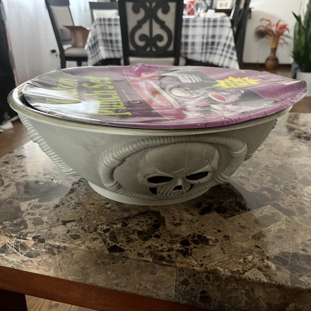 Halloween Skeleton Punch Bowl