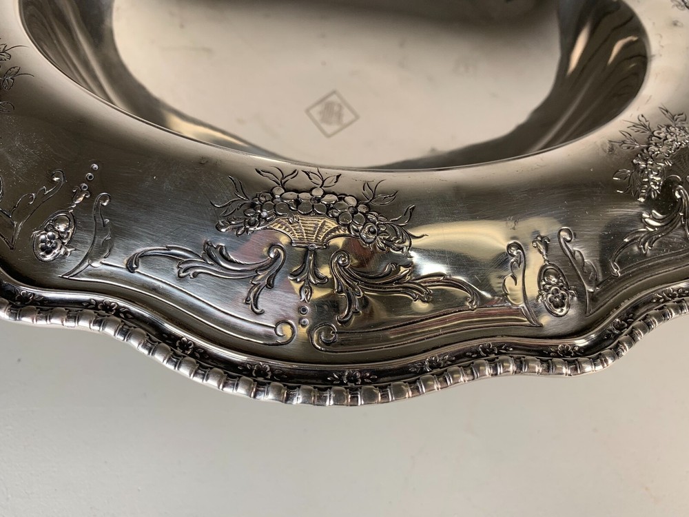 Wallace Sterling Silver Floral Compote