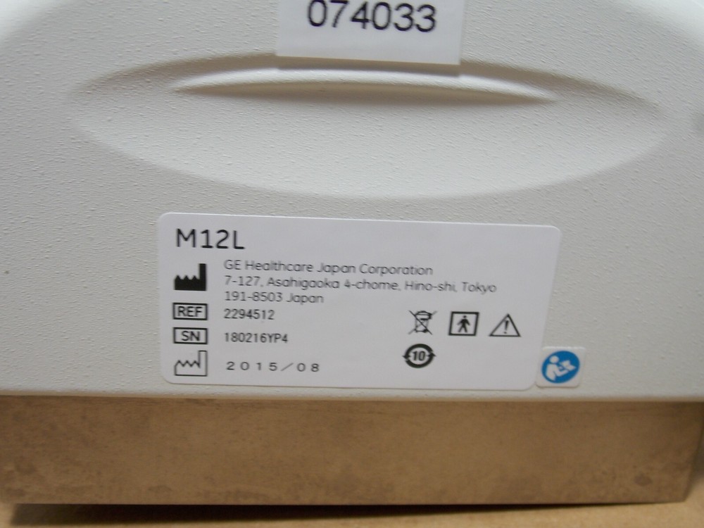 GE M12L Linear Array Vascular Ultrasound Transducer (LAM-941)