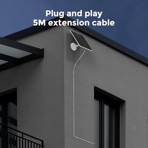 Solar Panel for Ring Camera, 4W Solar Panel Charger Compatible with Ring 1 Pack