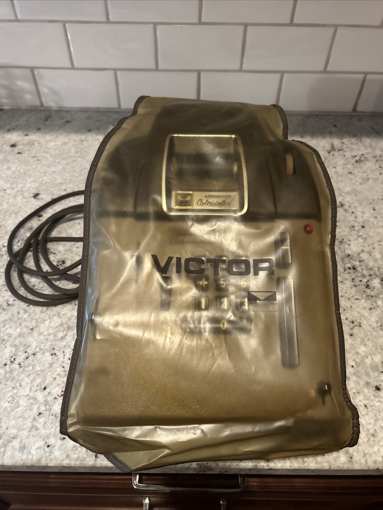 Victor Automatic Calculator Adding Machine Model 73 85 54, Powers On Read