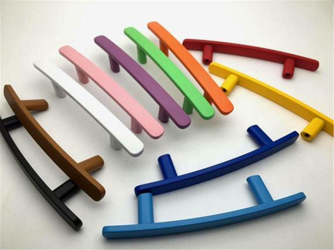 3" 3.78" 5"Colorful Drawer Pull Handles Kitchen Cabinet Dresser Knob Kids Handle
