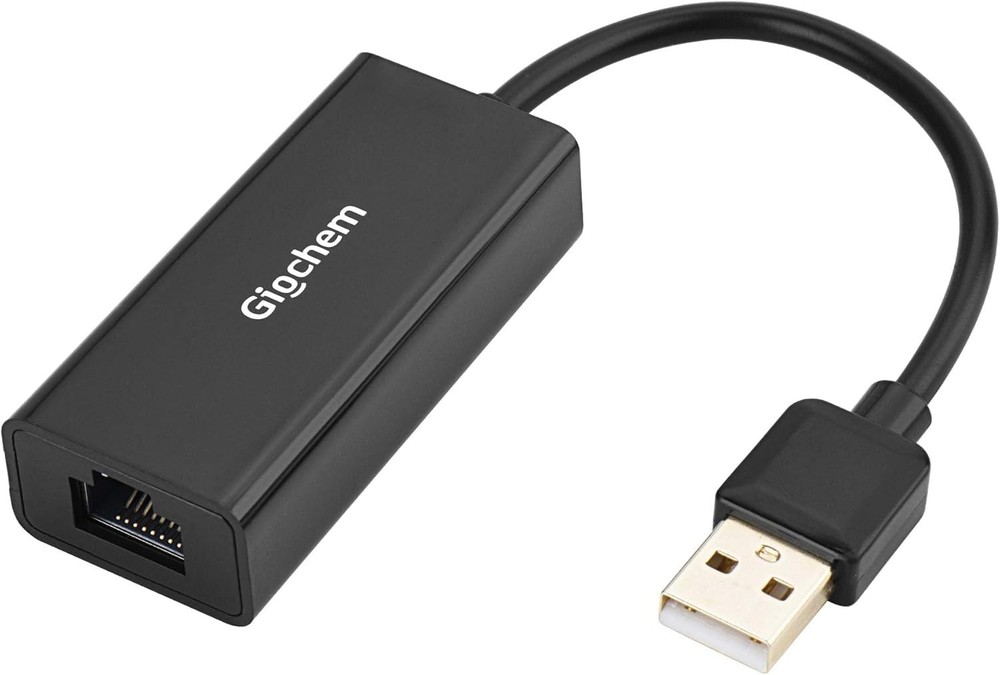 USB 2.0 To RJ45 Ethernet Network Adapter LAN 10/100 Mbps Windows Mac OS Linux