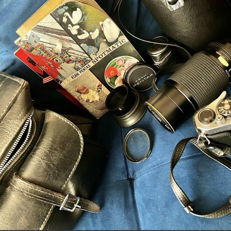 Vintage camera bundle Asahi Pentax