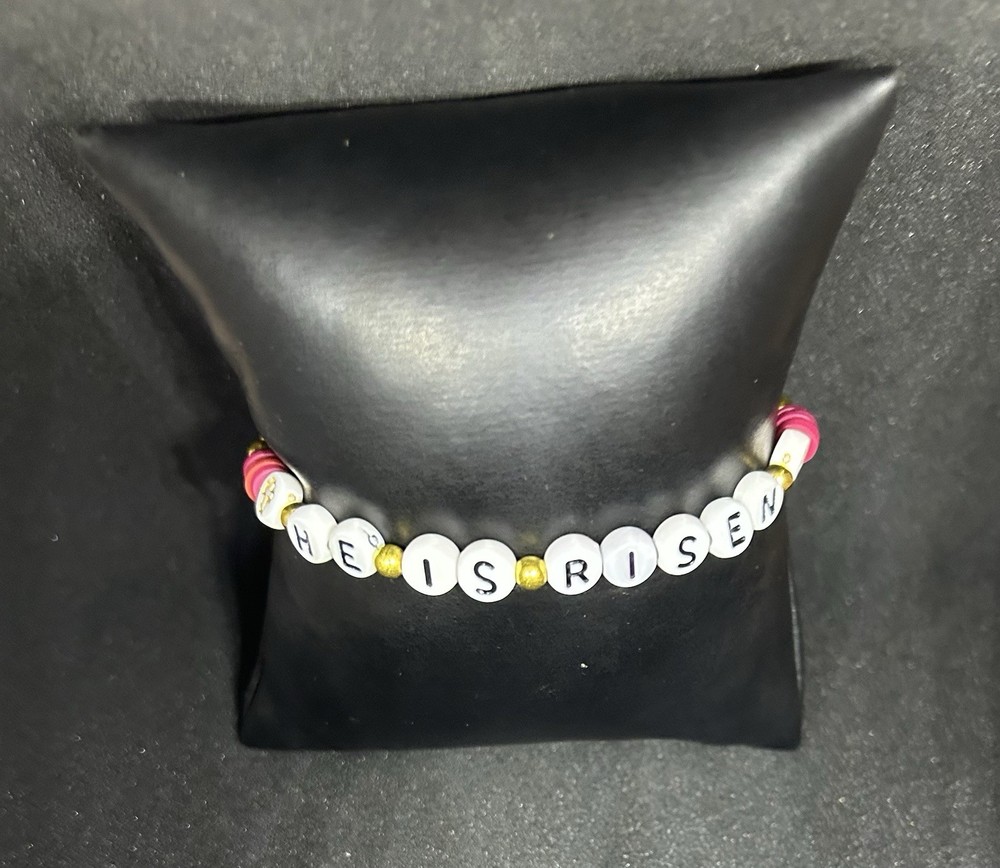 He Is Risen (Happy Easter) Heishi Bracelet