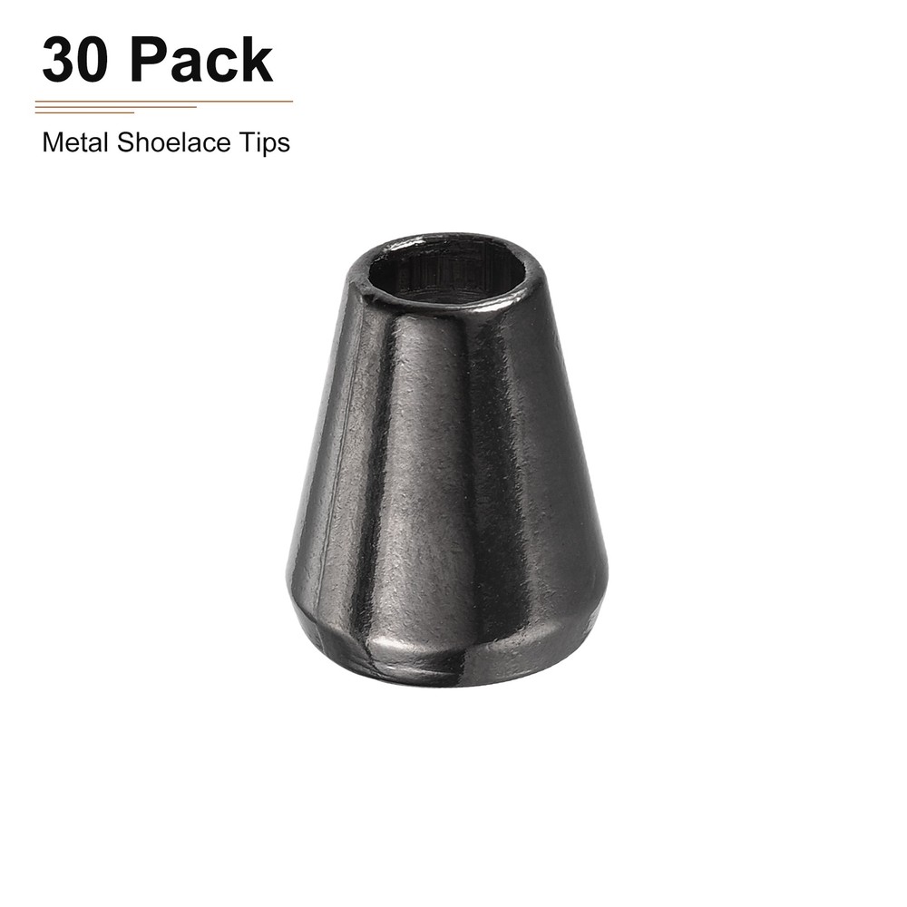 11x14x5mm Bell Stopper - 30Pack - Good for DIY Drawstring - Dark Gray