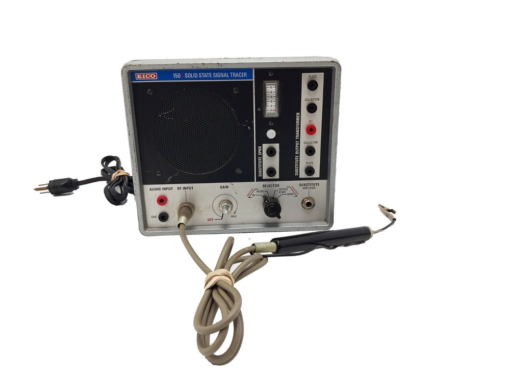 Vintage EICO 150 Solid State Signal Tracer With Probe 1970s READ DESCRIPTION