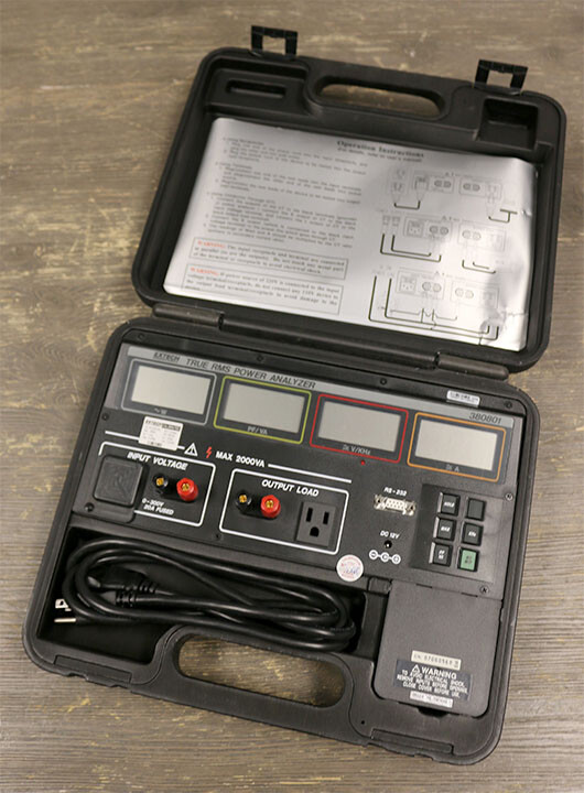 Extech 380801 True RMS Single Phase Power Analyzer