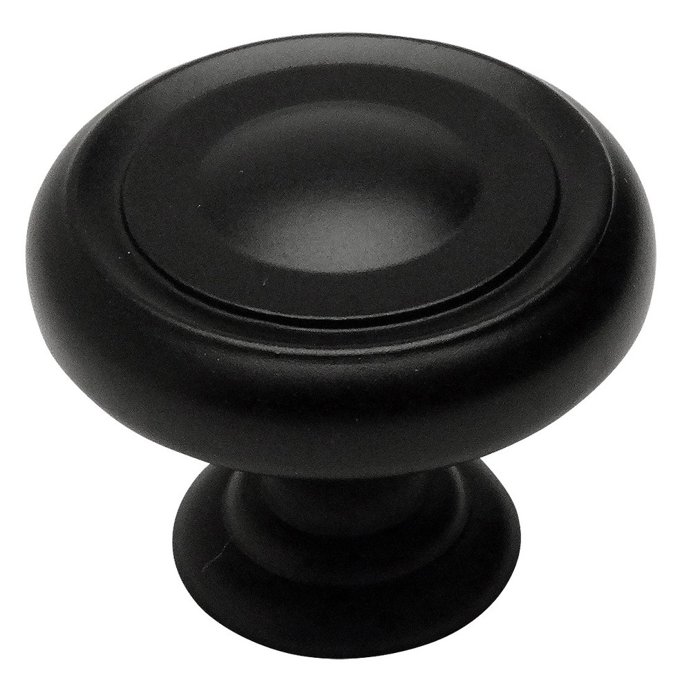 Cosmas Cabinet Hardware Flat / Matte Black Knobs #7708FB