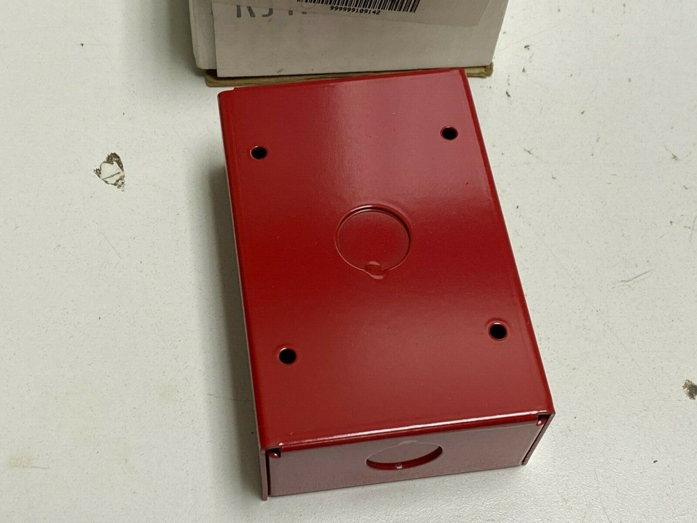FIRELITE RJ-RMSBB SURFACE MOUNT BACK BOX RED