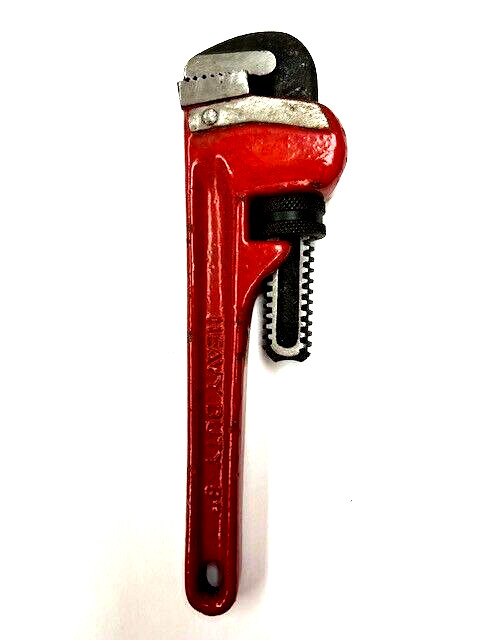 8" Heavy-Duty Straight Pipe Wrench - Made in China