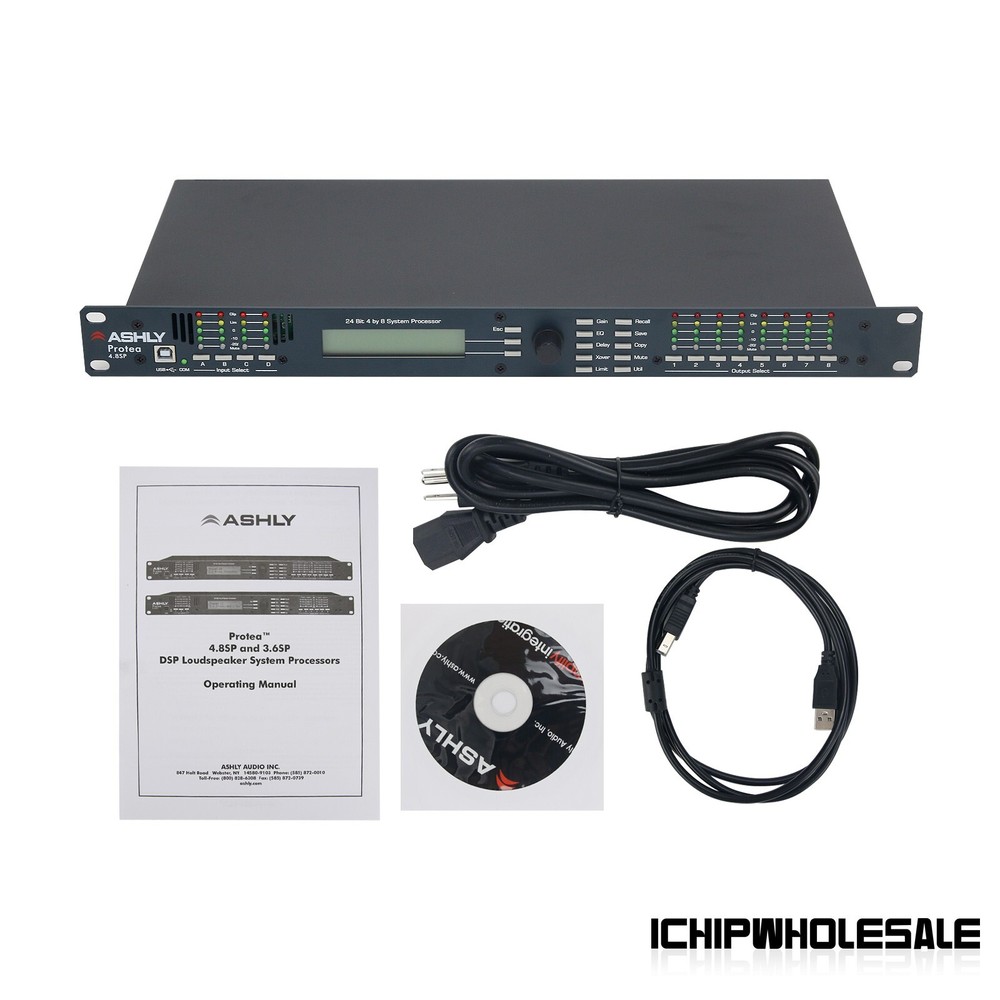 4.8SP Digital DSP Audio Processor Original Software 4 In 8 Out Sound System
